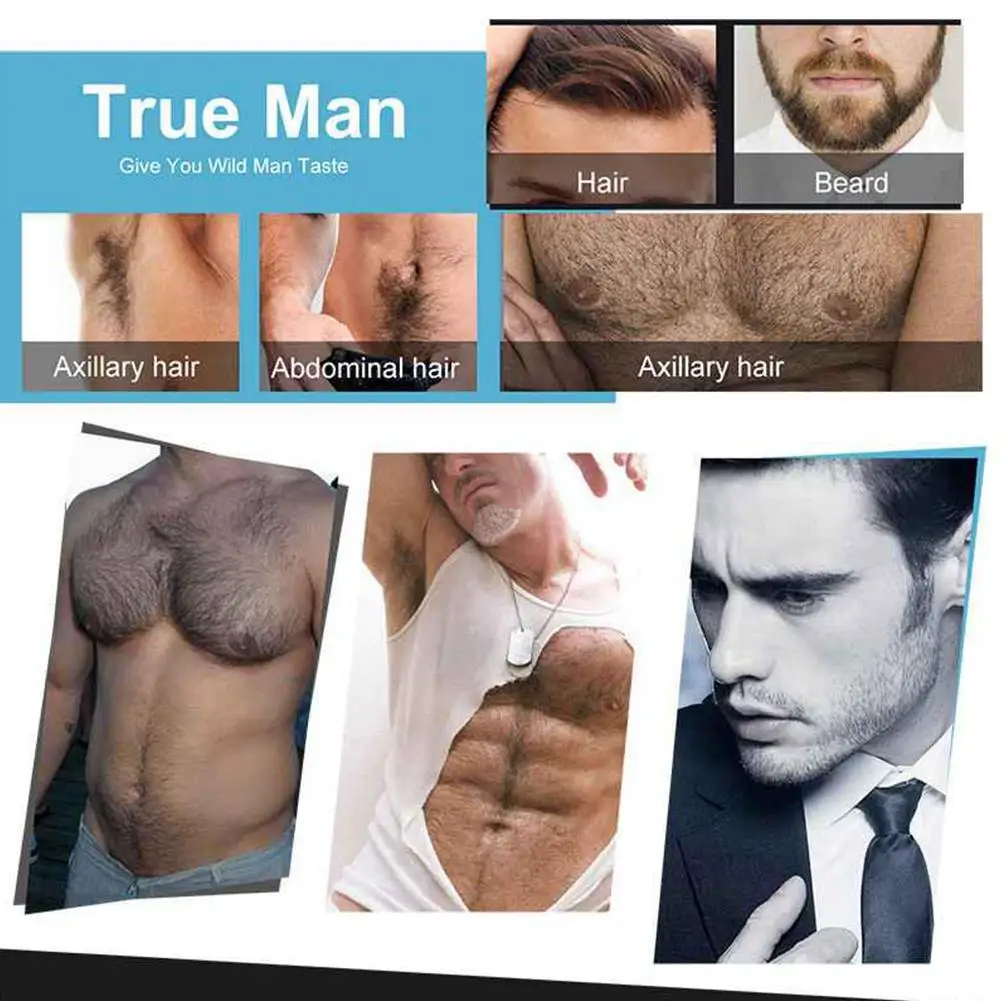 

Natural Men Growth Beard Oil Products Hair Loss Treatment Fast Conditioner Beard Growth Maintenance Groomed Enhancer A0K2