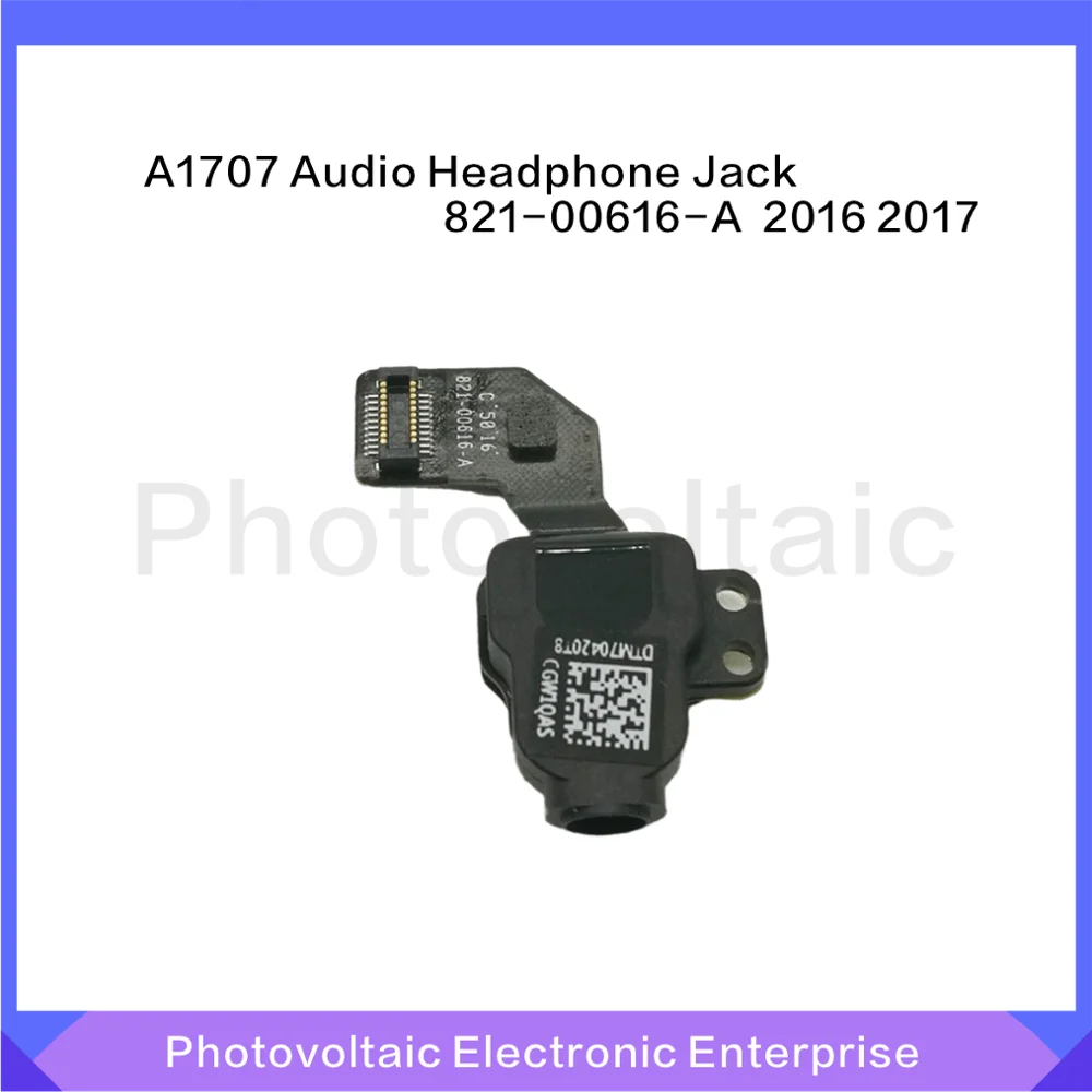 Original Laptop For Macbook Pro Retina 15&quot A1707 Headphone Jack Cable 821-00616-A 821-00616 2016 2017 Year Replacement | Компьютеры и
