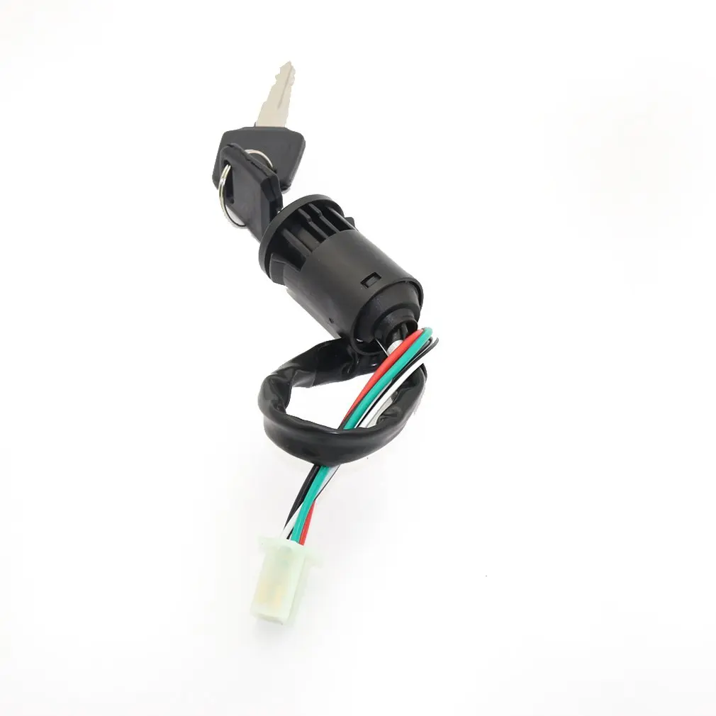 4 провода ключ зажигания Ствол Переключатель для большинства все Quad и велосипеды