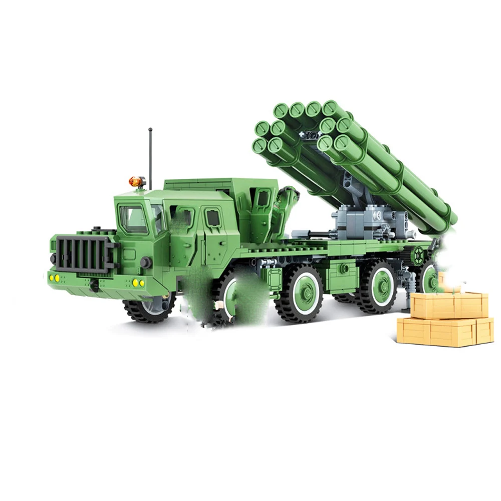 

Winner 726PCS 8104 the BM-30 Smerch Multiple launch rocket system model Building Block Classic Toys for children