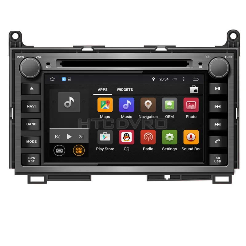 YMODVHT 7 дюймов 4G Восьмиядерный Android 9 0 1 автомобильный dvd плеер для Toyota Venza 2008 GPS