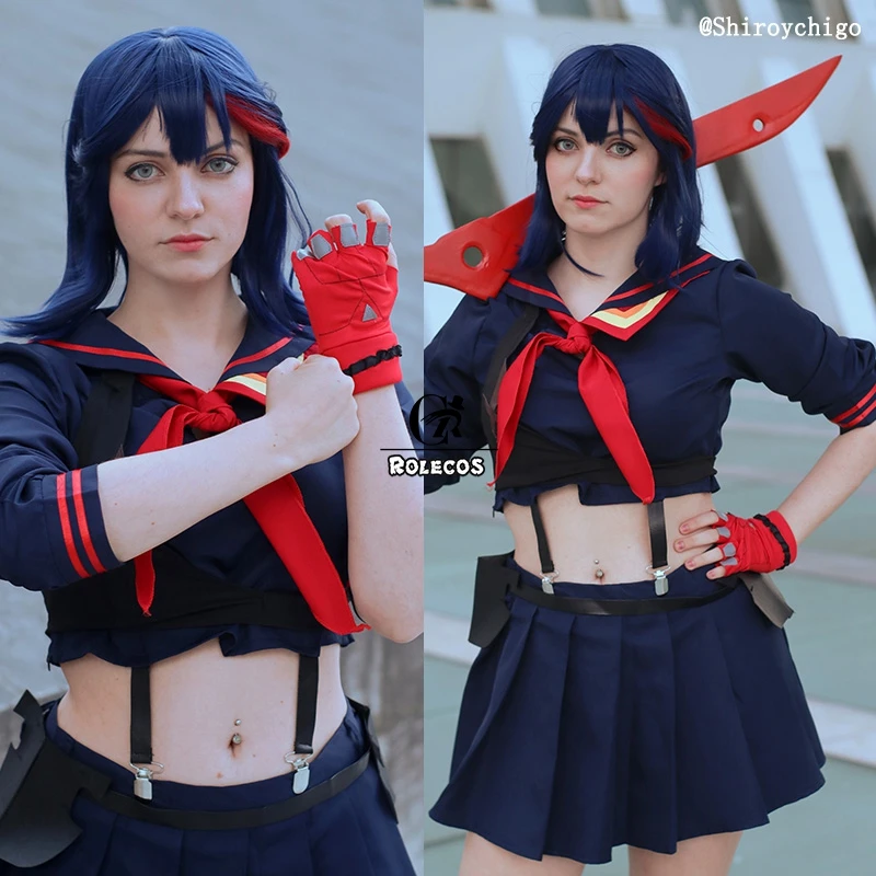 Костюм для косплея ROLECOS из аниме убить la KILL пикантная женская школьная форма