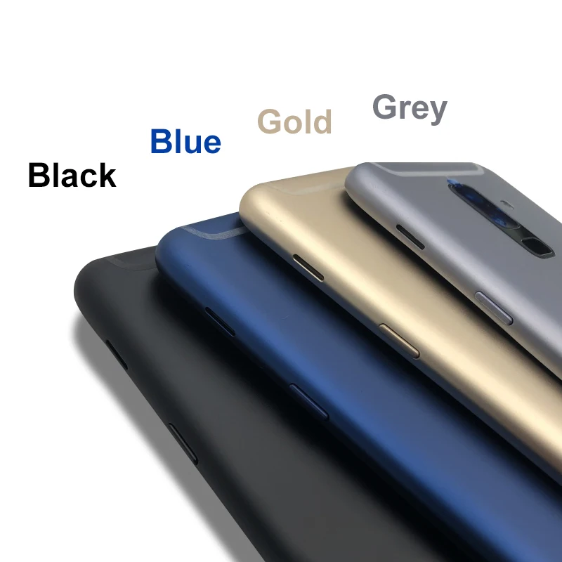 Для Samsung A6 плюс A605 + 2018 Крышка батарейного отсека камера стеклянный объектив для