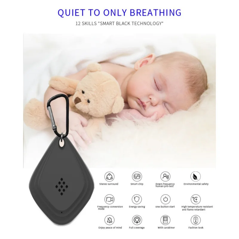 Ультразвуковой отпугиватель комаров с подвесным крючком и зарядкой от USB | Дом