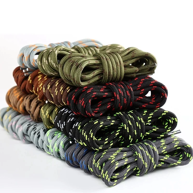 

1Pair Round Shoelaces Outdoor Hiking Sports Shoe Laces Kids Sneakers Shoelaces Length 100/120/140/160CM Lacets Baskets 19 Colors