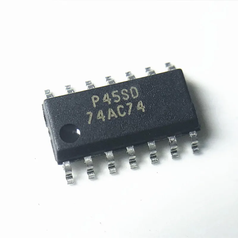 Абсолютно новый оригинальный 10 шт. 74AC74SC SOP-14 74AC74 SOP14 74AC74SCX SOP | Электронные