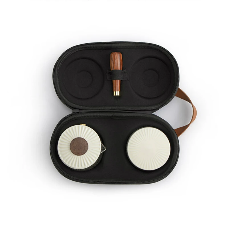 

Ceramics Tea Box One Pot And Three Cups Portable Kung Fu Travel Tea Set Kitchen Accessories Glass Teapot