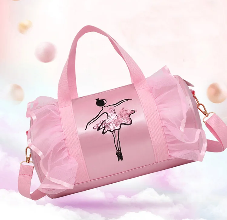 Сумка кружевная для девочек с вышивкой и оборками