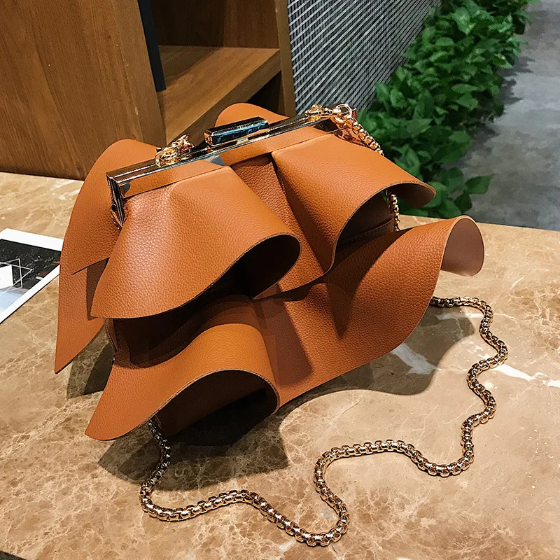 Брендовая дизайнерская женская сумка индивидуальная плиссированная юбка через