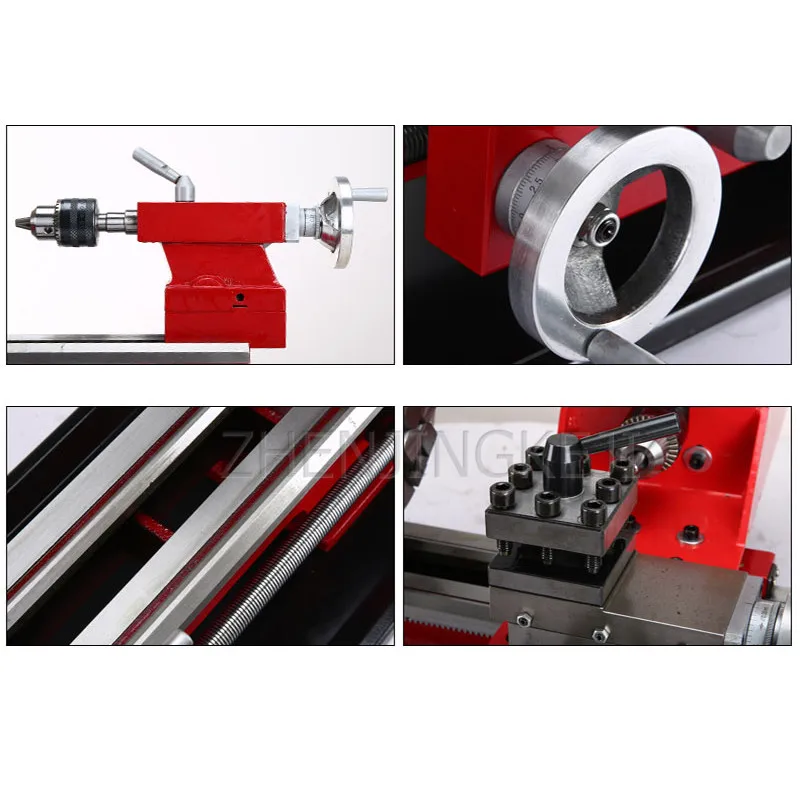 

Miniature Lathe Metal Wood Buddha Beads Processing Small Home 220V High Precision Industry Machine Tools Digital Display Speed