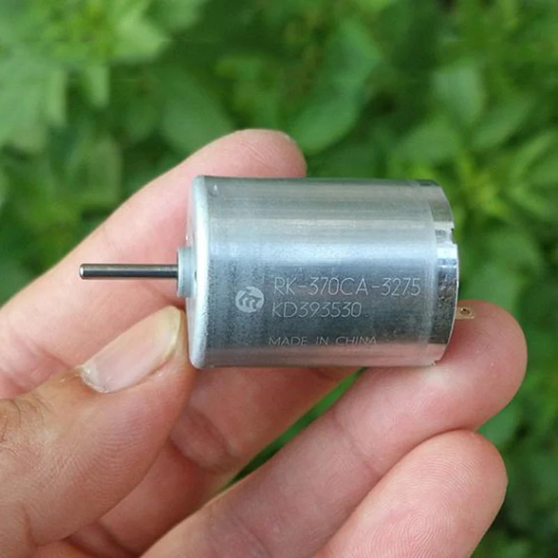 1 шт. MABUCHI RK 370CA 3275 DC 5V 6V 12V 27300 об/мин высокого Скорость большим вращающим моментом 24