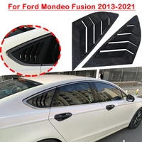 rear quarter side window louvers scoop cover vent for ford fusion mondeo 2013 2015 2016 2017 2018 2019 2020 2021