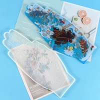 palm shaped silicone casting stencil with constellation sign tea tray soft template diy baking pan for chocolate coaster hot