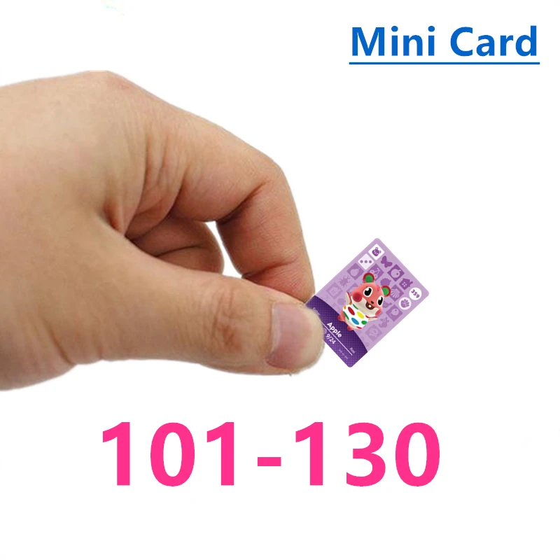 

Mini Card Animal Croxxing 101~130 Amxxbo Ntag215 Chip NFC Game Card For NS Switch