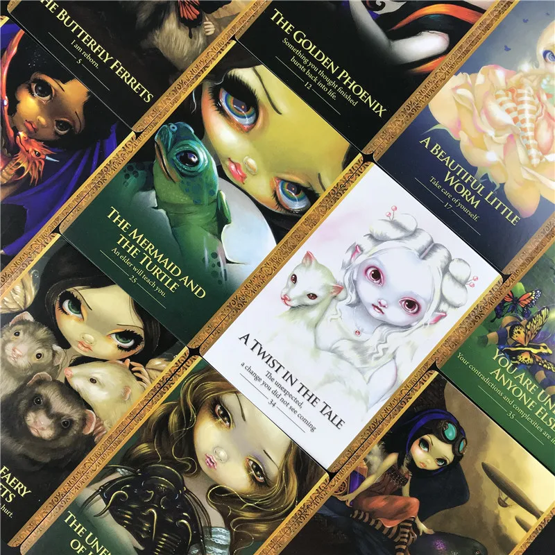 Карты Tarot настольные игры с изображением судьбы и Таро подарок на английском
