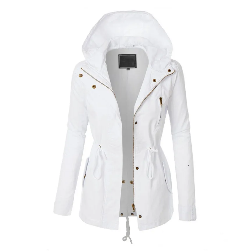 Plus Size Ladies Jacket Hoodie Sweatshirt Zip Up Plain Coat Hooded Womens Jumper Hoody Top Winter Women Kurtka |