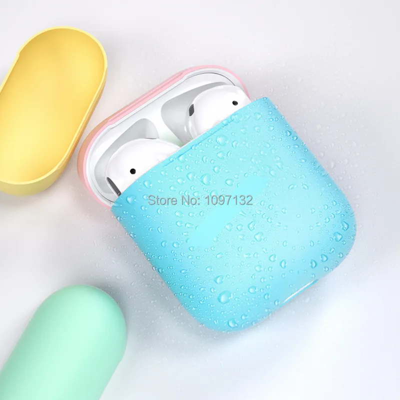 Чехол для Airpods жидкий силиконовый резиновый чехол Air Pods 1 2 беспроводные наушники