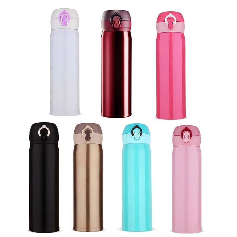 Вакуумные фляжки с двойными стенками 500 мл чашка из нержавеющей стали дорожная