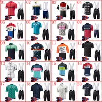 new team cycling jersey bib shorts set summer breathable road bicycle outfits high quality men bike sports uniform y20060203