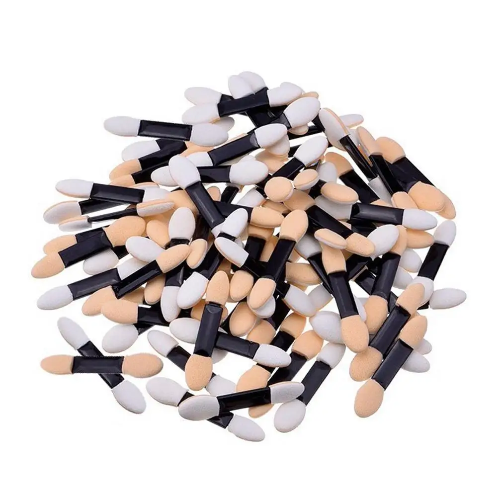 100 шт. спонж для нанесения макияжа на глаза двухсторонний товары портативные