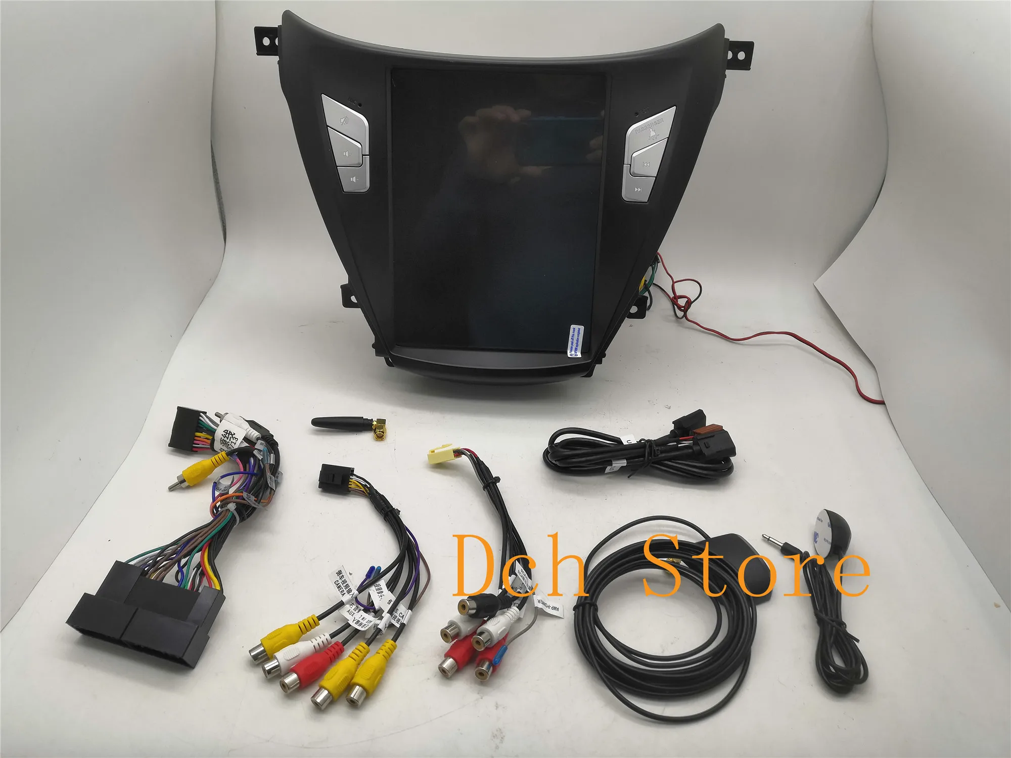 10 4 ''вертикальный Большой экран Tesla Style Android 9 0 автомобильный DVD GPS плеер для hyundai