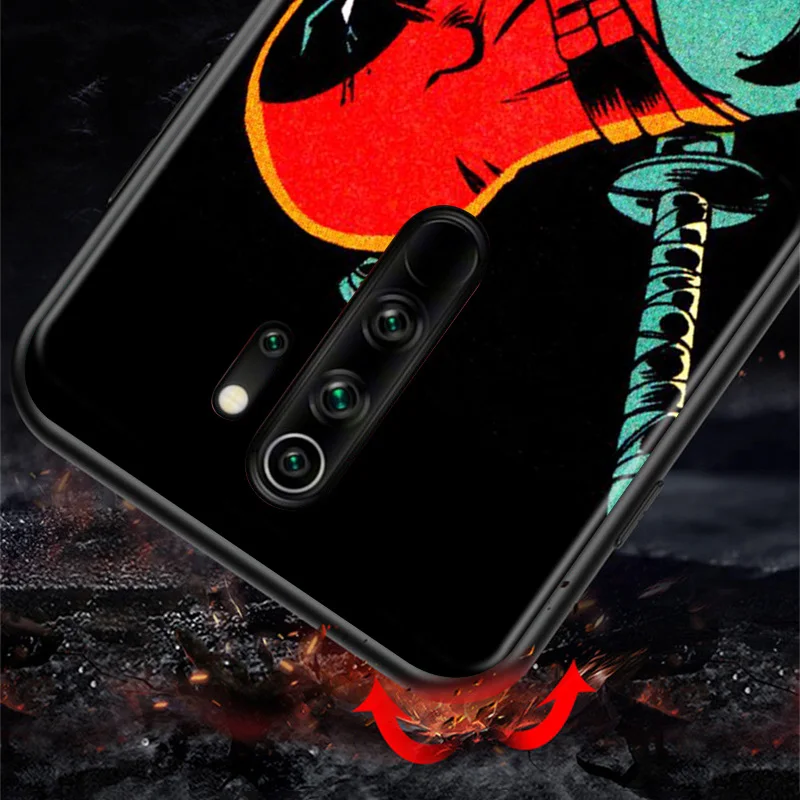 

Marvel Avengers Deadpool Super Hero For Xiaomi Redmi 9A 9C 9 Prime GO 8A 7A 6A 5A 4X S2 Pro Plus TPU Silicone Black Phone Case