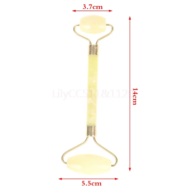 

1 Piece Natural Jade Stone Facial Massage Roller Face Thin Relax Slimming Beauty Tool