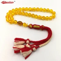 ambers color tasbih with insect bead 33 66 99beads royal handmade tassels turkish design mans tesbih misbaha muslim rosary