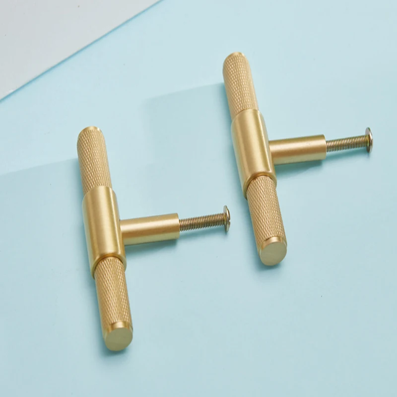 Современная фурнитура латунный кухонный шкаф Золотая сетчатая ручка для шкафа