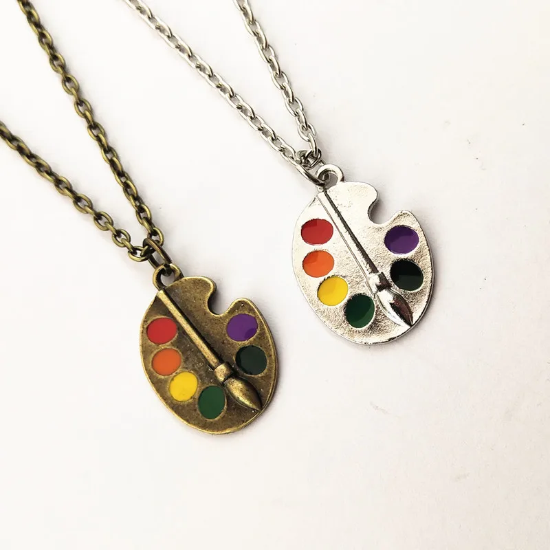 2020 новая палитра Серебряное колье ожерелье художника чудесное серебряное яркое |