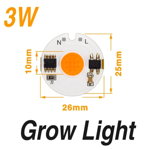 Светодиодный толампа, светодиодная лампа полного спектра с COB-чипом для выращивания растений, 3 Вт, 5 Вт, 7 Вт, 9 Вт, 12 Вт, 20 Вт, 30 Вт, 50 Вт, 220 В