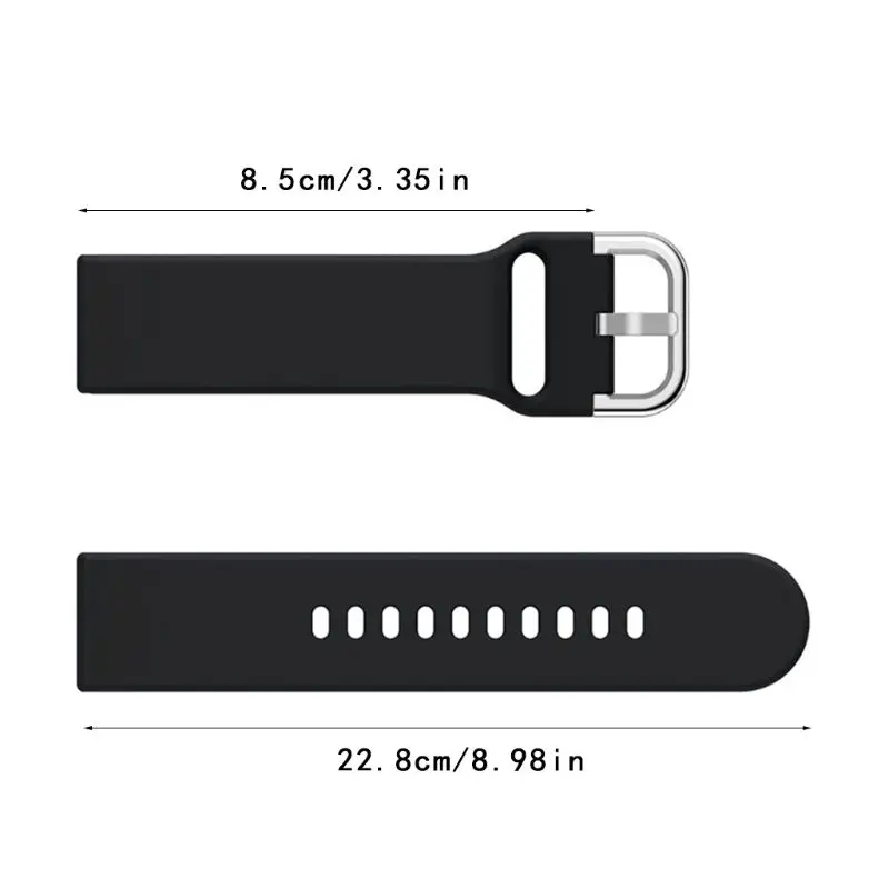 

Soft Silicone Watch Band Wrist Strap Replacement for Xiao-mi Huami Amazfit Stratos 2/2S Smart Watch Bracelet 22MM