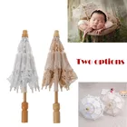 Реквизит для фотосъемки новорожденных детей кружевной зонтик для студийной фотосъемки младенцев