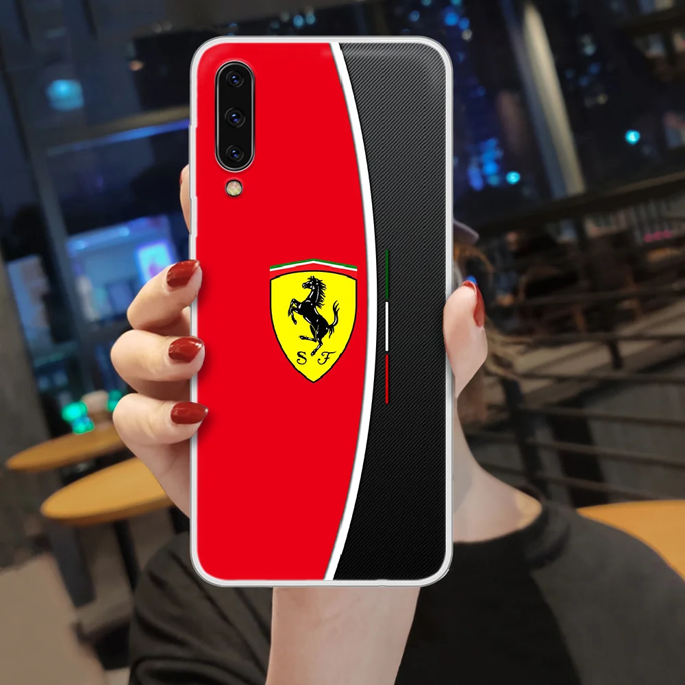 

Ferrari F1 luxury sport car Phone Case hull For SamSung Galaxy note A 5 7 8 9 20 30 40 50 51 60 70 71 80 2017 18 E transparent