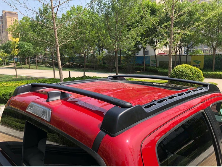 2 шт штанги на крышу для TOYOTA Tacoma 2005- Расширенная кабина Quad Рейлинги на крышу из алюминиевого сплава боковые рейлинги поперечные рейлинги багажник для багажа
