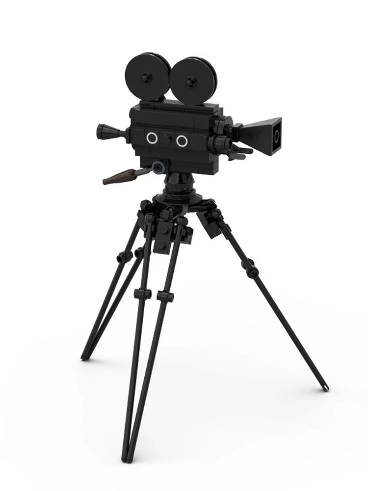 Конструктор Spot MOC-21947 старомодный с камерой для ноутбука чемодана телефона