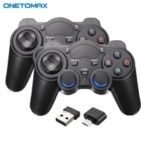 2 4g wireless bluetooth gamepad android joystick pc for ps3 controller wireless console for xiaomi otg smart phone pc tv box