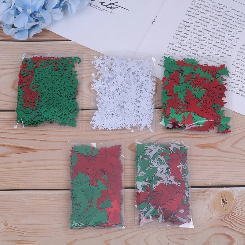 15 г/пакет свадебные блестки рождественские украшения Рождественская елка