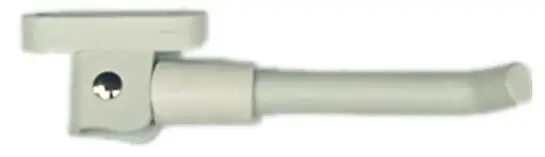 white kickstand Аксессуары для электрического скутера, для Xiaomi, скутер M365, крыло, подставка, колокольчик, отражатель, наклейка, тормозной диск, дисплей, доска, сцепление, оболочка - Цвет: white kickstand