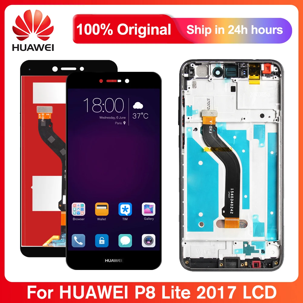 Оригинальный ЖК-дисплей для HUAWEI P8 Lite 2017 сенсорный экран дигитайзер Huawei P9 PRA-TL10 TL20