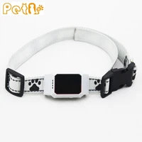 petqueue dog collar 2g gsm gps dog pet tracker collar 32mb memory real time tracking waterproof anti lost gps pet collar