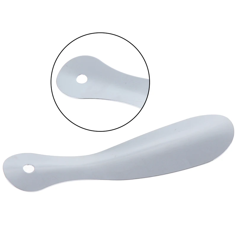 

1PCS Practical Durable Durable Metal Silver Tone Shoe Horn Lifter Professional Stainless Steel Shoehorn 19*5cm