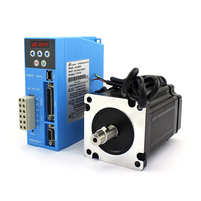 2 фазный Гибридный сервопривод Nema 34 набор для шагового двигателя и драйвера 8 2нм