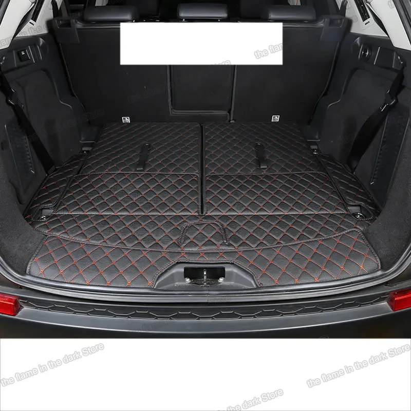 Lsrtw2017 коврик для багажника автомобиля из волоконной кожи land rover discovery sport 2014 2015 2016