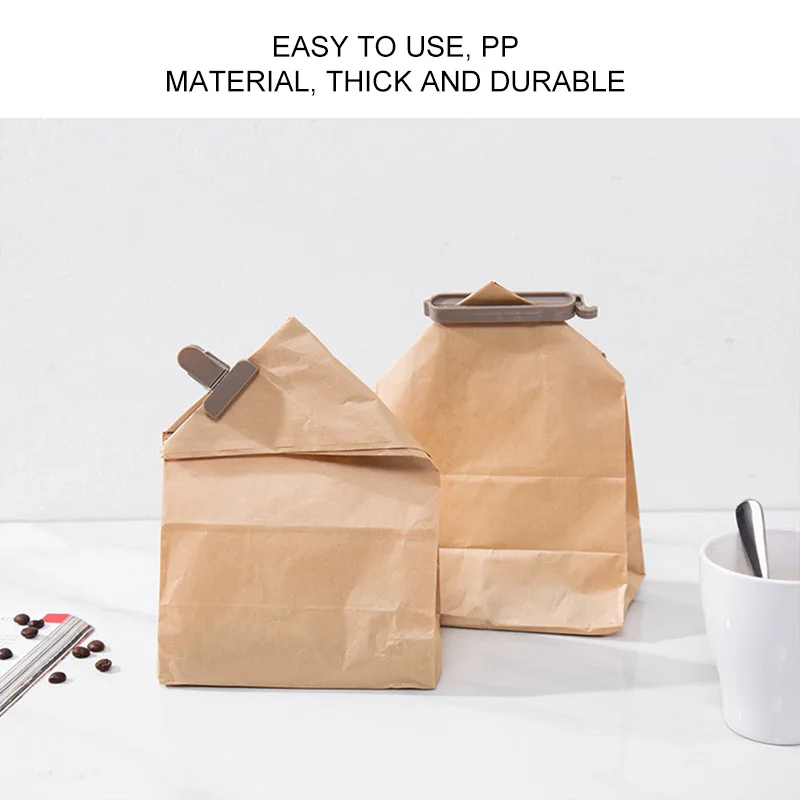 

Eight sealed clips large plastic food clips snack bags food preservation clip seal clip