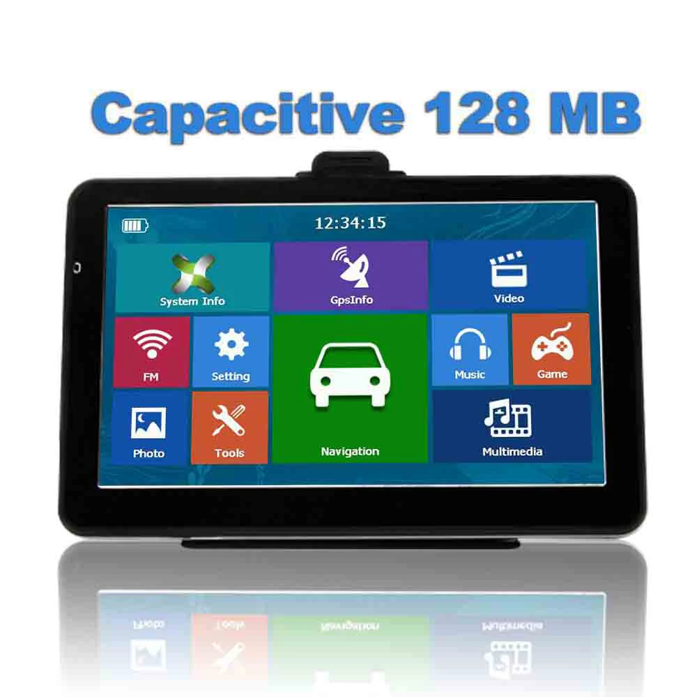 Capacitive 128MB 718N Oriana 7 дюймов ЗОНТ 8G 256MB емкостный сенсорный экран автомобиля gps Навигатор Bluetooth Европа карта автомобиля gps грузовик карта - Размер экрана, дюймов: Capacitive 128MB