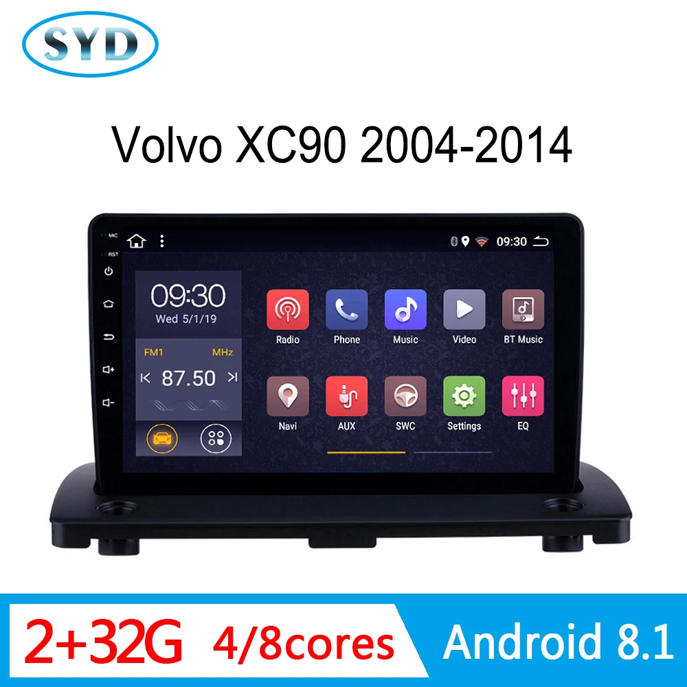 Автомагнитола RAM2G для Volvo XC90 2004 2008 GPS navi 2009 2010 2014 мультимедийная стереосистема Android
