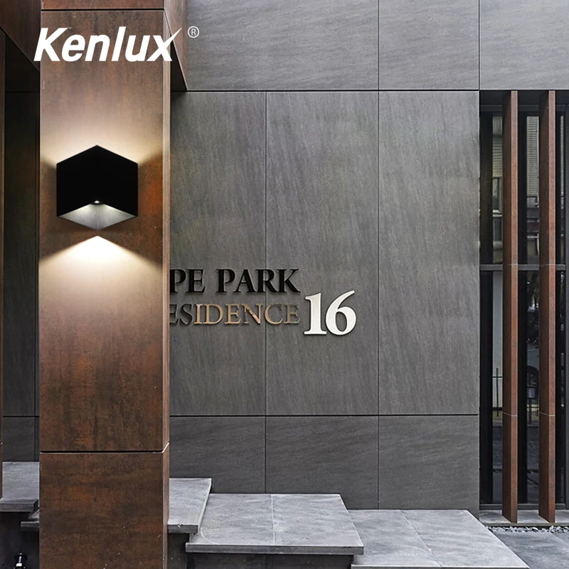 Настенный светильник KenluxLed алюминиевая уличная лампа современный садовый