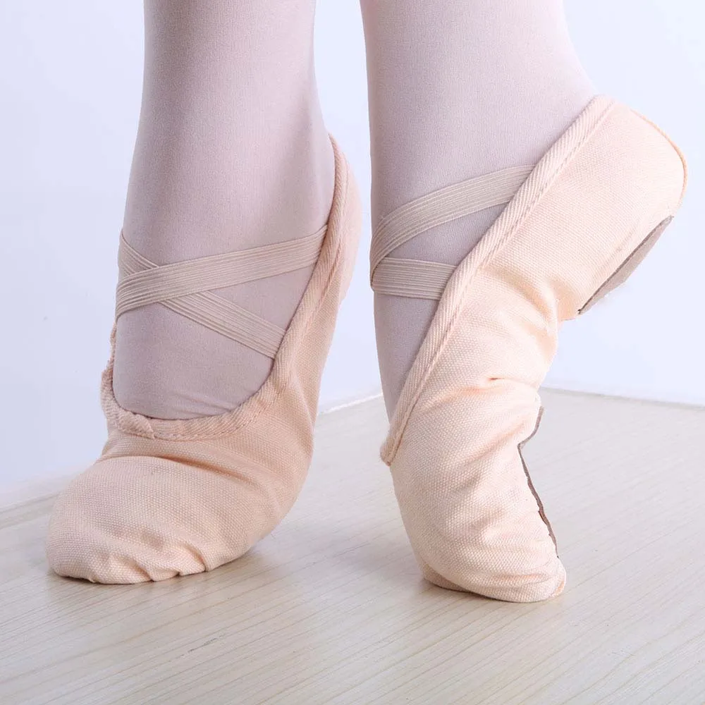 Парусиновые туфли для танцев на сплит подошве высокое качество распродажа|ballet