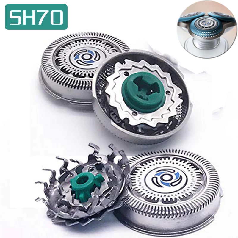 300PCS Shaver Head SH70 Replacement For philips Razor Blade S7000 Series S9031  S7010 S7310 SH90 S9000 Series S7980 S7311